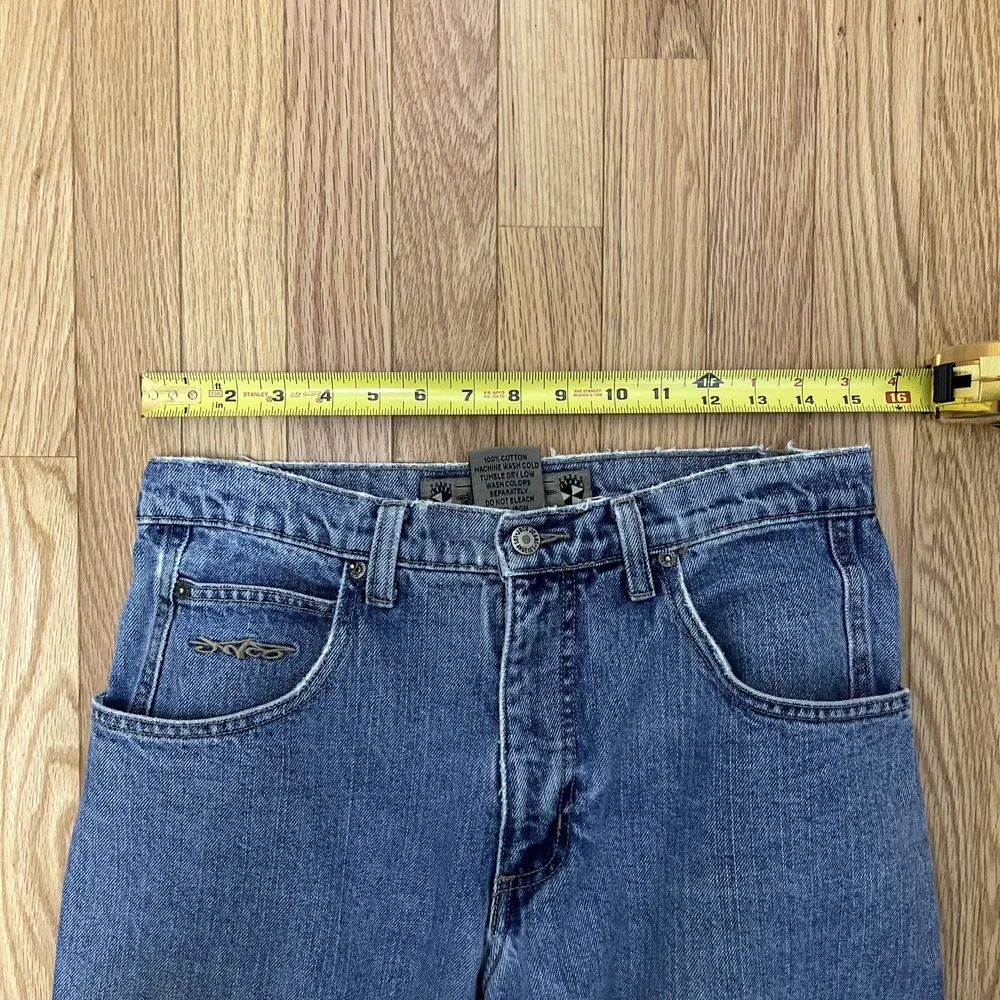 Vintage 90s USA JNCO Grunge Punk Skater Denim - Size W:33 L:32